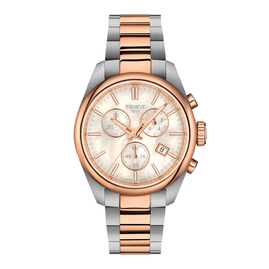 Tissot PR 100 36mm White Mother of Pearl Dial Women's Watch T1502172211100