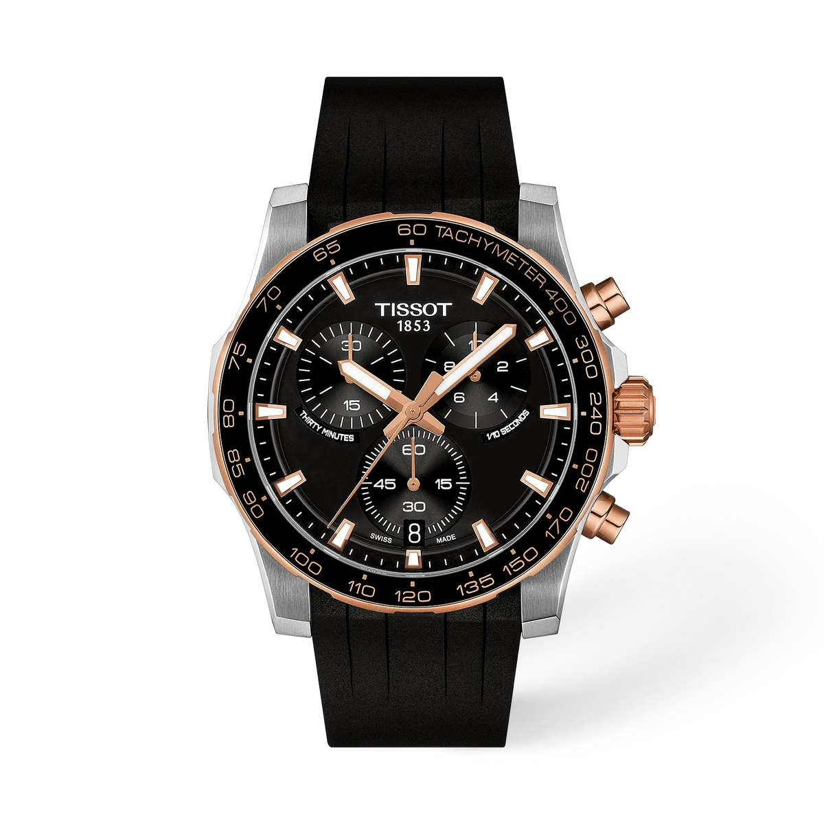 Tissot Supersport Chrono 42mm Black Dial Men's Watch T1254172705100