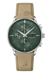 Junghans Meister Chronoscope 40.7mm Fir Green Dial Men's Watch 27/4222.03