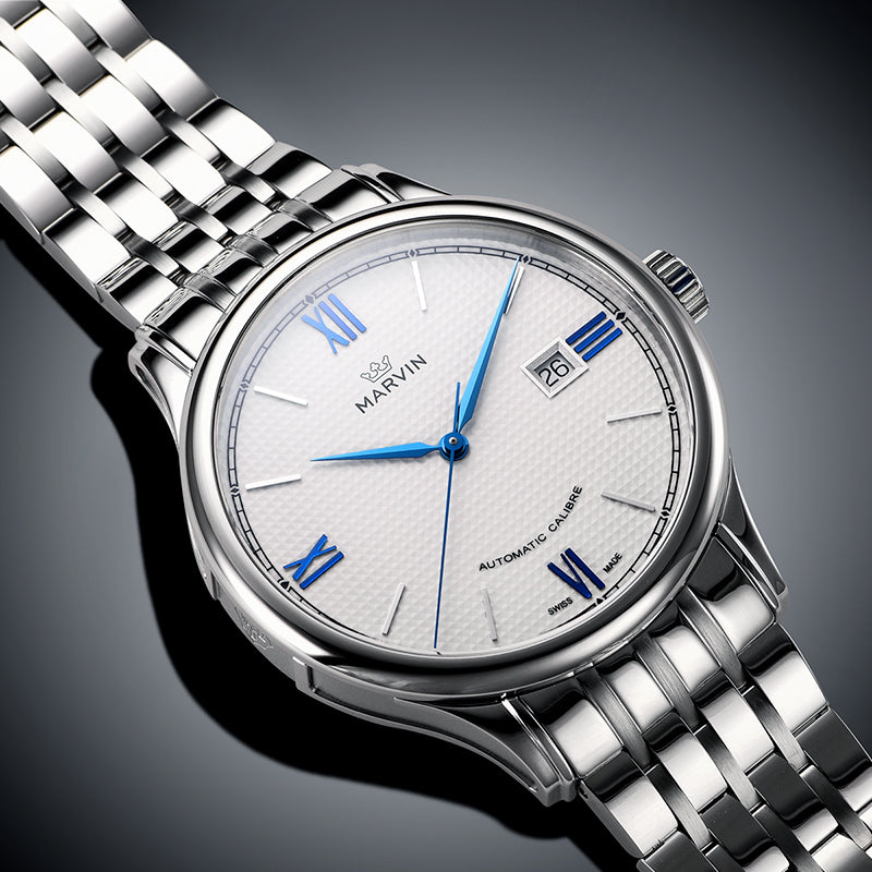 Marvin Malton Round 42mm White Dial Men's Watch M117.13.23.11