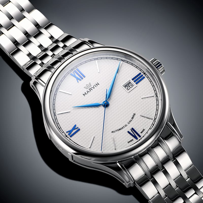 Marvin Malton Round 42mm White Dial Men's Watch M117.13.23.11