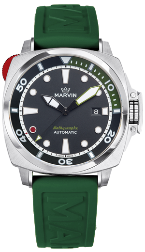 Marvin Malton Cushion 43mm Black Dial Men's Watch M126.14.47.97.1