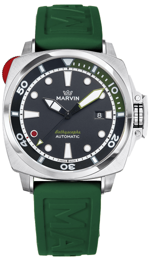 Marvin Malton Cushion 43mm Black Dial Men's Watch M126.14.47.97.1
