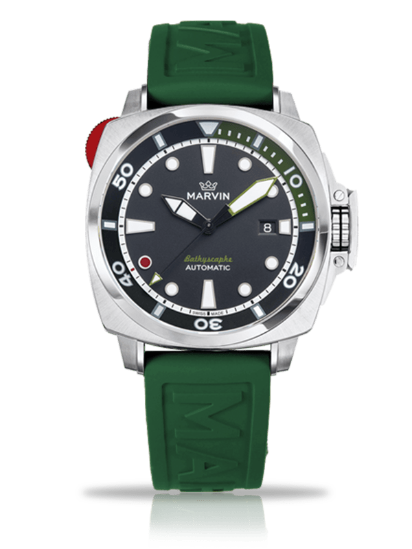 Marvin Malton Cushion 43mm Black Dial Men's Watch M126.14.47.97.1
