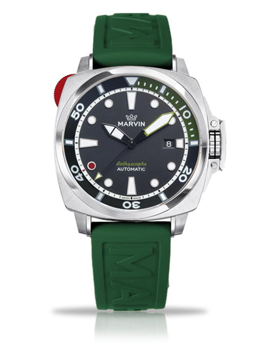 Marvin Malton Cushion 43mm Black Dial Men's Watch M126.14.47.97.1