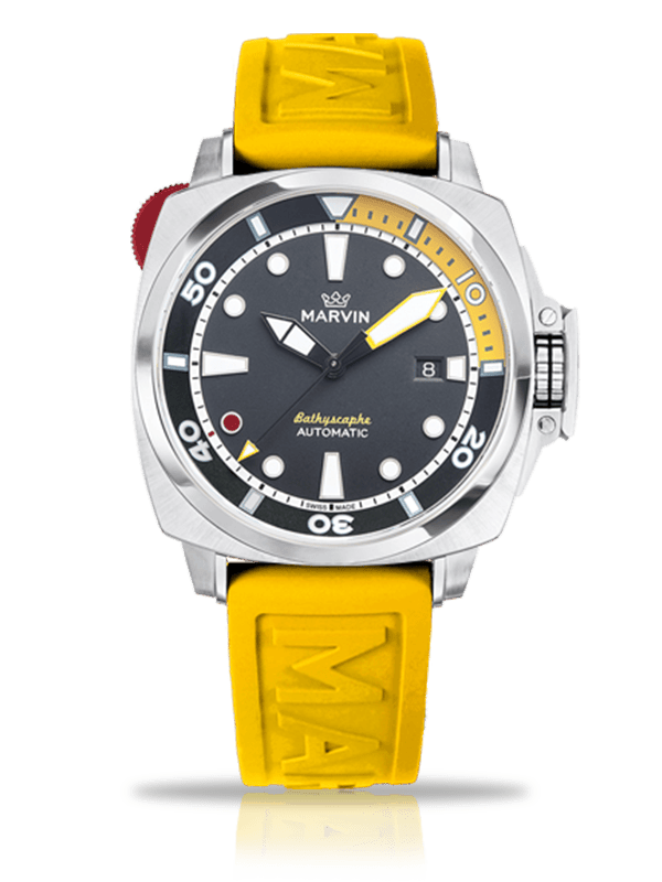 Marvin Malton Cushion 43mm Black Dial Men's Watch M126.14.46.98.1