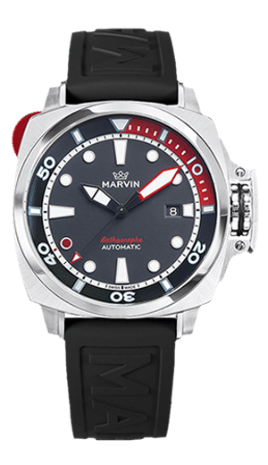 Marvin Malton Cushion 43mm Black Dial Men's Watch M126.14.48.94.1