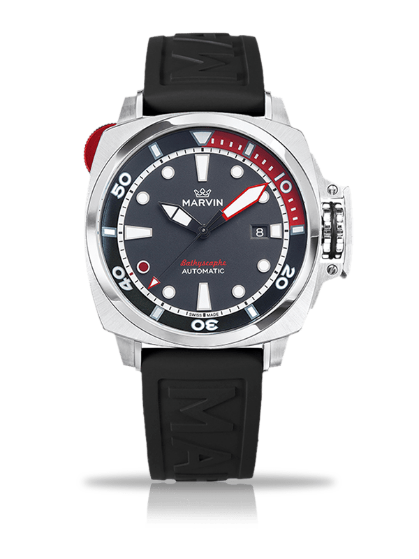 Marvin Malton Cushion 43mm Black Dial Men's Watch M126.14.48.94.1