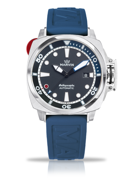 Marvin Malton Cushion 43mm Black Dial Men's Watch M126.14.45.95.1