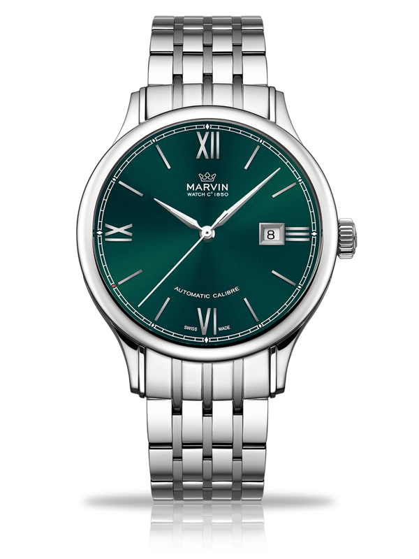 Marvin Malton Round 41mm Green Dial Men's Watch M117.13.72.11