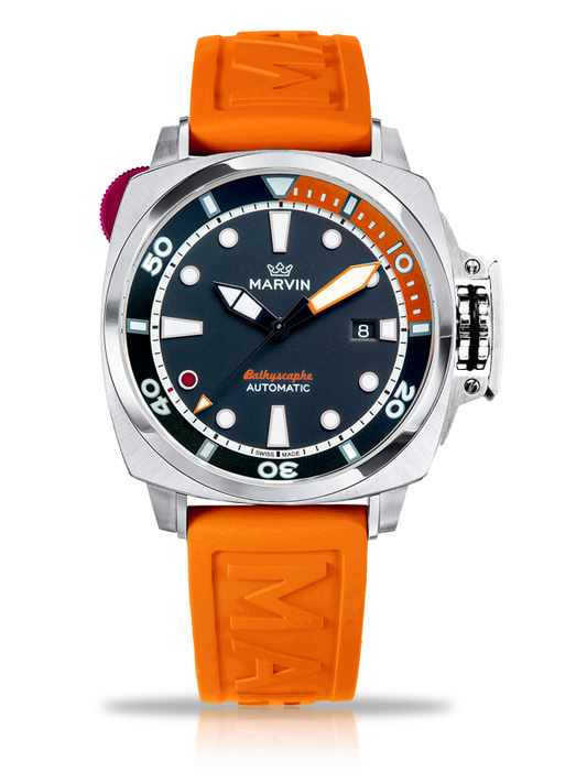 Marvin Malton Cushion 43mm Black Dial Men's Watch M126.14.49.96.1