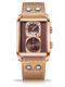 Marvin Malton Rectangular 50mm Brown Dial Men's Watch M024.54.81.68.1