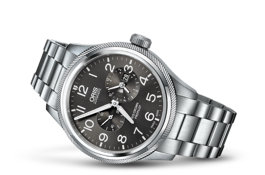 Oris Big Crown ProPilot Worldtimer 44.7mm Grey Dial Men's Watch 01 690 7735 4063-07 8 22 19-1