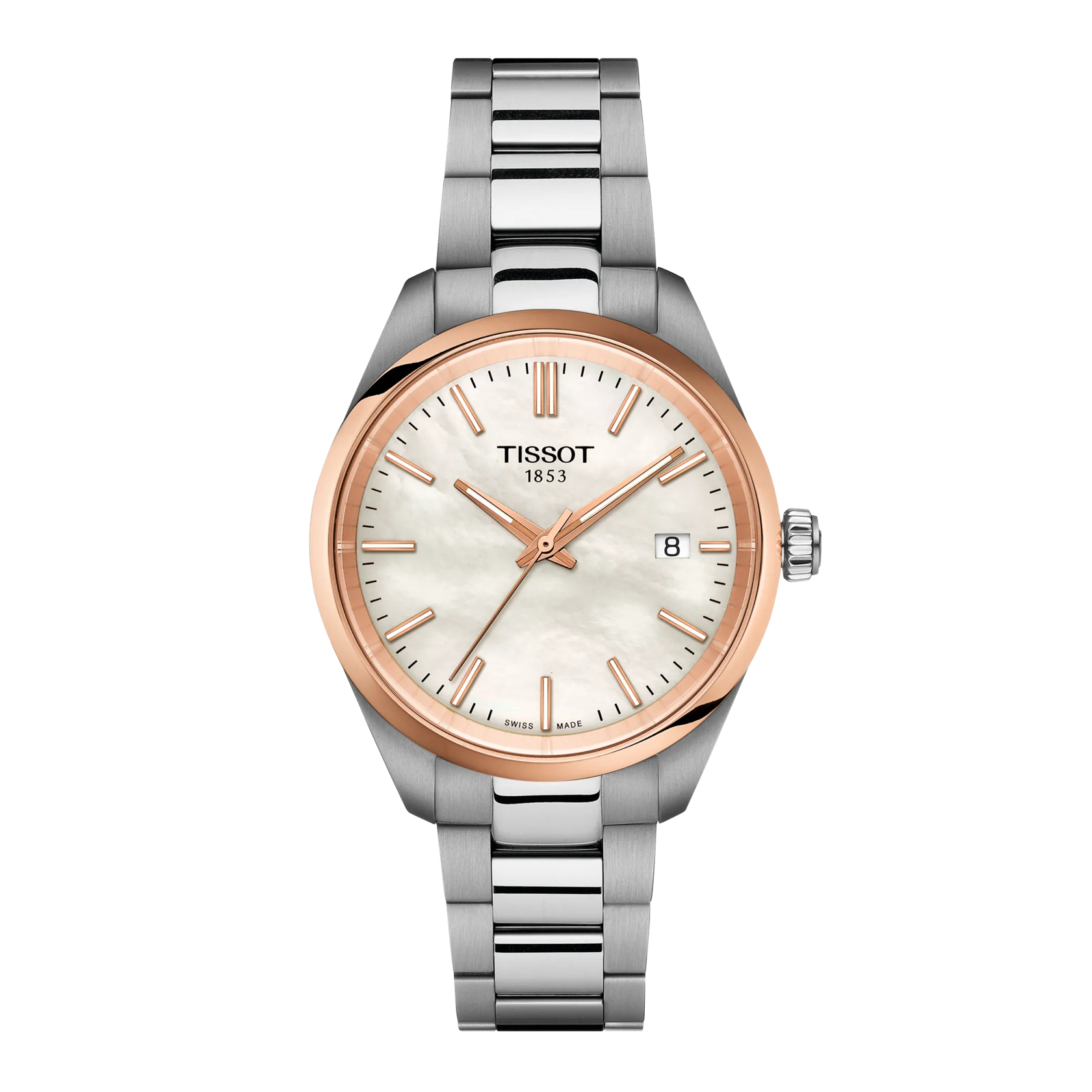 Tissot PR 100 34mm White Mother of Pearl Dial Women's Watch T1502102111100