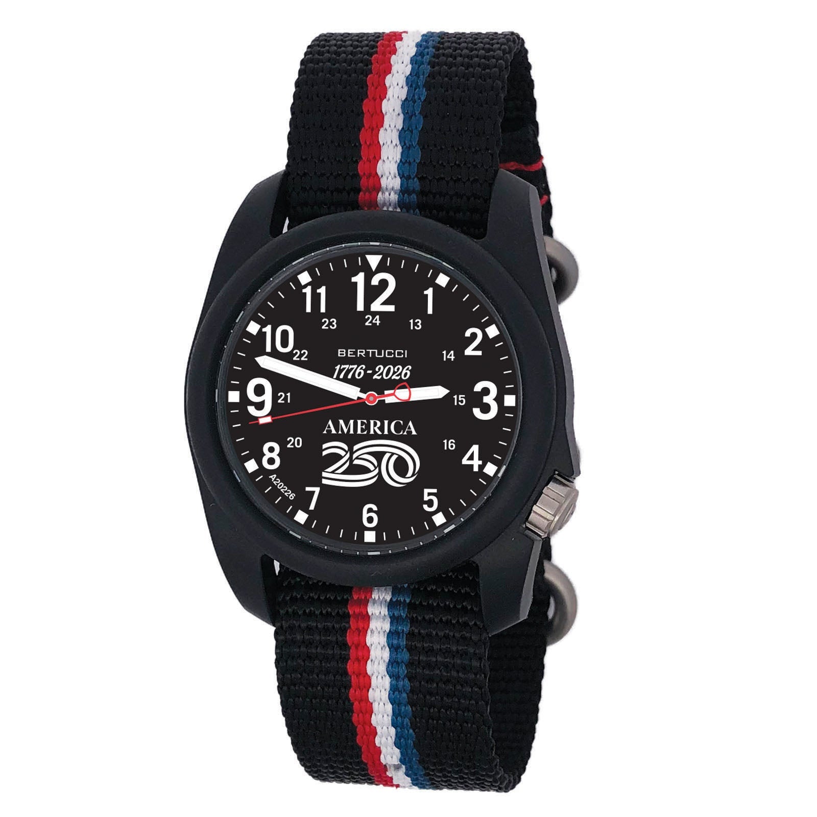 Bertucci DX3 Field America 250 40mm Black Dial Men's Watch 11156
