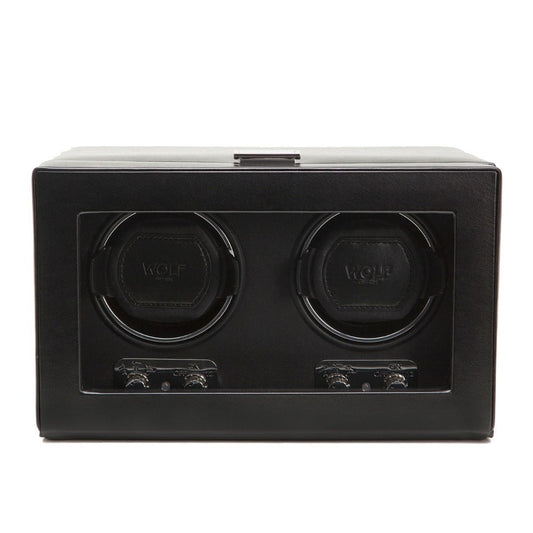 WOLF Heritage Double Watch Winder Black 270102