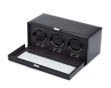 WOLF Heritage Triple Watch Winder Black 270202