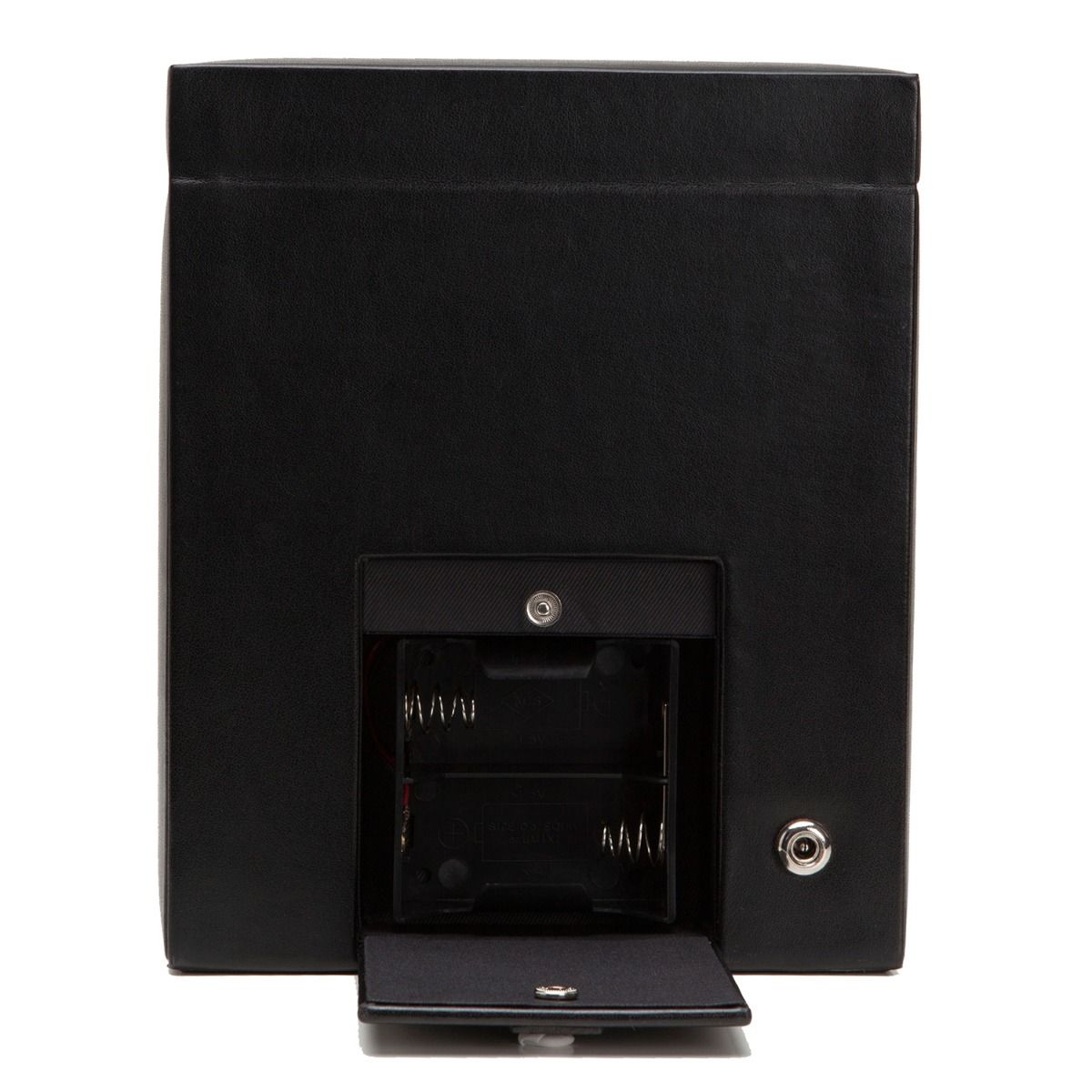 Wolf Heritage Single Watch Winder With Storage Black 270302