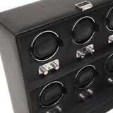 WOLF Heritage 6 Piece Watch Winder Black 270702