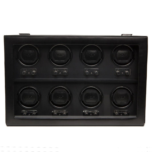 WOLF Heritage 8 Piece Watch Winder Black 270802