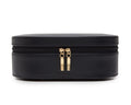 WOLF Black Heritage Oval Zip Case 280602