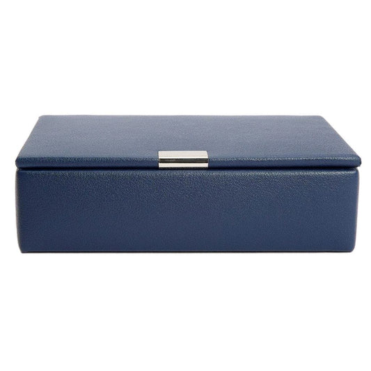 WOLF Heritage 8 Piece Cufflink Box Navy 290217