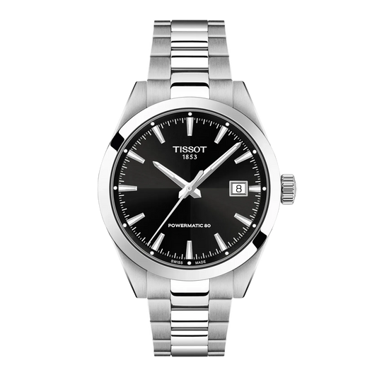 Tissot Gentleman 38mm Black Dial Men's Watch T1658071105100