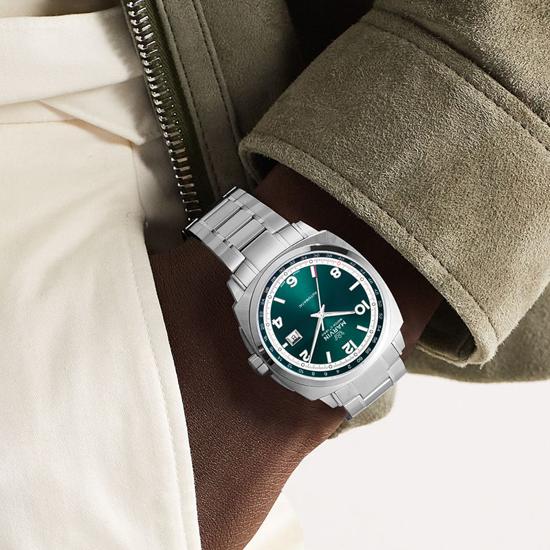 Marvin Malton Cushion 42mm Green Dial Men's Watch M119.13.73.11