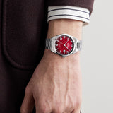 Marvin Other 41mm Red Glacier-Patterned Dial Men's Watch M161.13.93.11