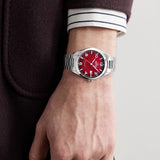 Marvin Other 41mm Red Glacier-Patterned Dial Men's Watch M161.13.93.11