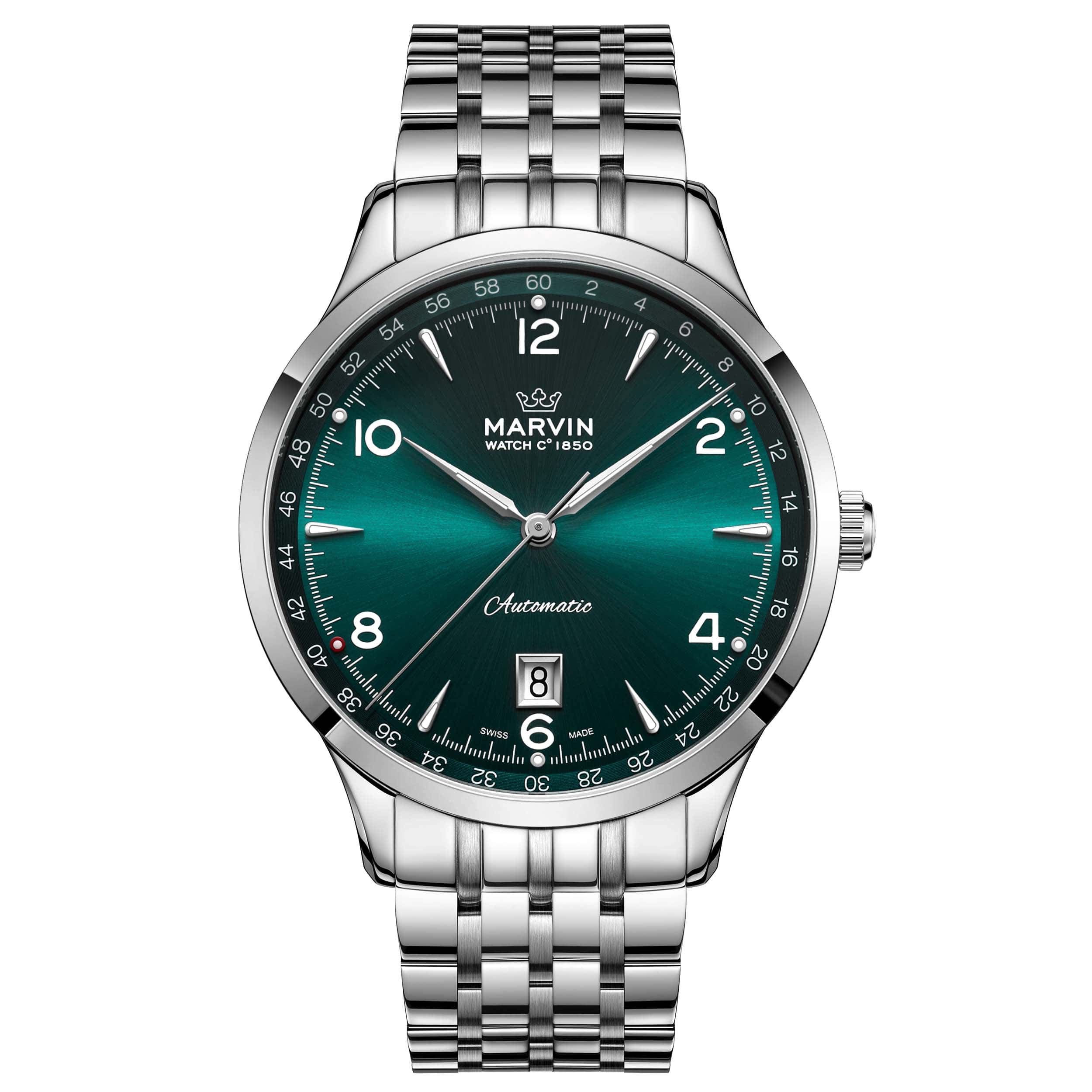 Marvin Expectation 41mm Green Dial Men's Watch M165.13.71.11