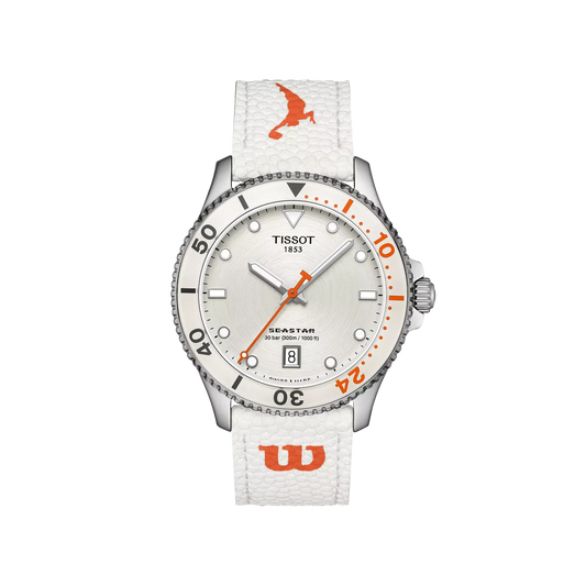 Tissot Seastar Wilson WNBA 40mm White Dial Men's Watch T1204101701100