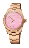 Oris Divers Sixty‑Five 'Cotton Candy' 38mm Pink Dial Men's Watch 01 733 7771 3158-07 8 19 15
