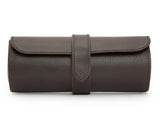 WOLF Heritage Triple Watch Roll Blake Brown Leather 305606