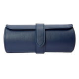 WOLF Heritage Triple Watch Roll Navy 305617