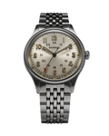 Benrus #3061 BOR 39.5mm Silver Dial Men's Watch 3061-SS-S-039-03
