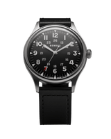 Benrus #3061 39.5mm Black Dial Men's Watch 3061-SS-B-039-01