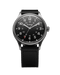 Benrus #3061 39.5mm Black Dial Men's Watch 3061-SS-B-039-01