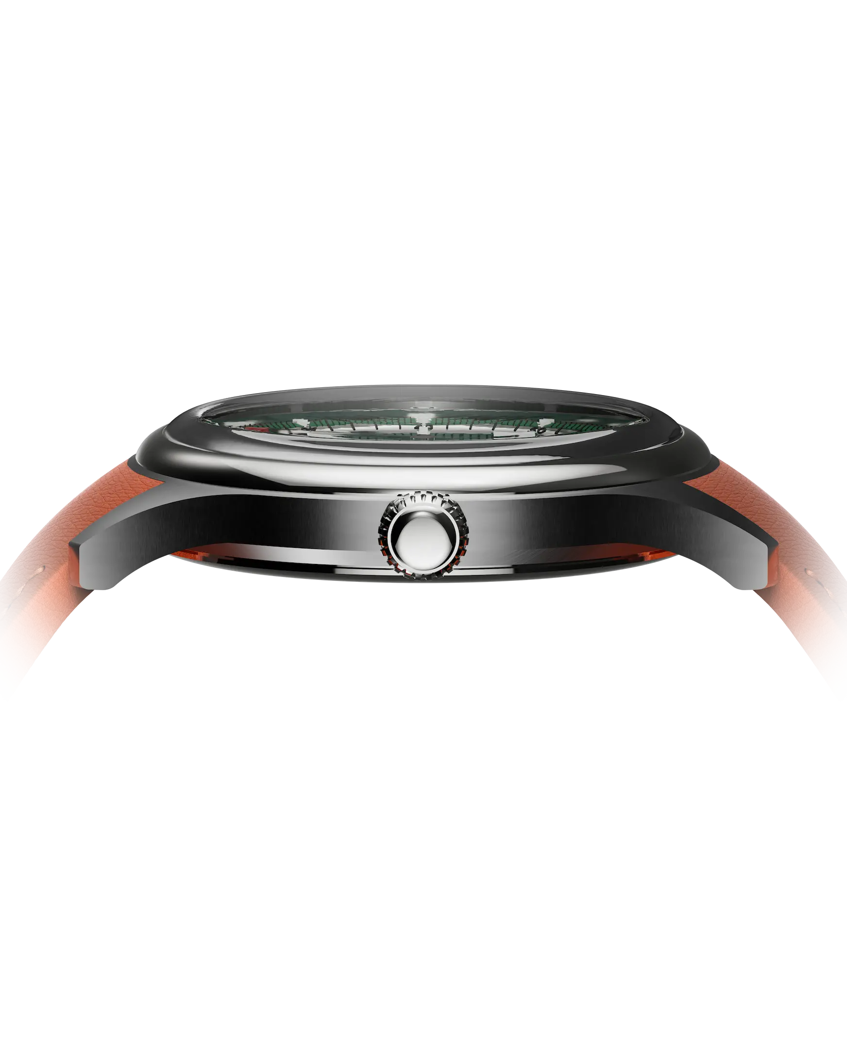 Benrus #3061 GT 39.5mm Dark Green California Dial Men's Watch 3061-SS-G-039-02