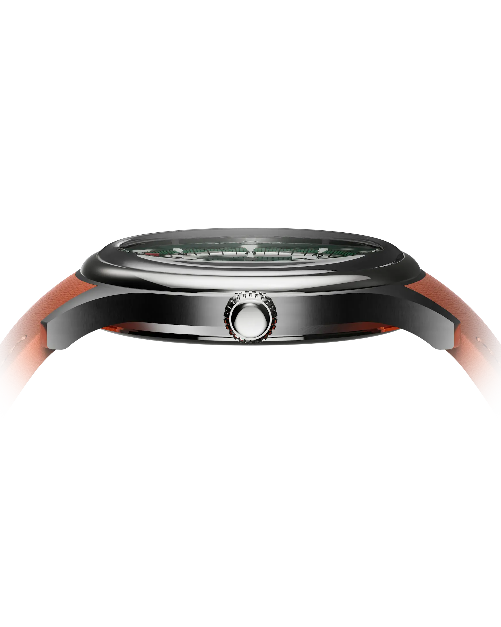 Benrus #3061 GT 39.5mm Dark Green California Dial Men's Watch 3061-SS-G-039-02