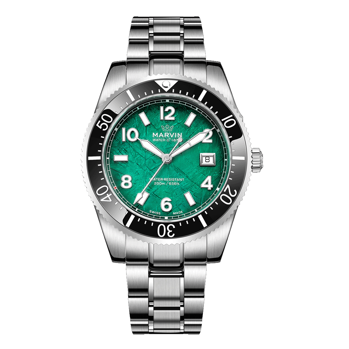 Marvin Other 42mm Green Glacier-Patterned Dial Men's Watch M136.13.73.11