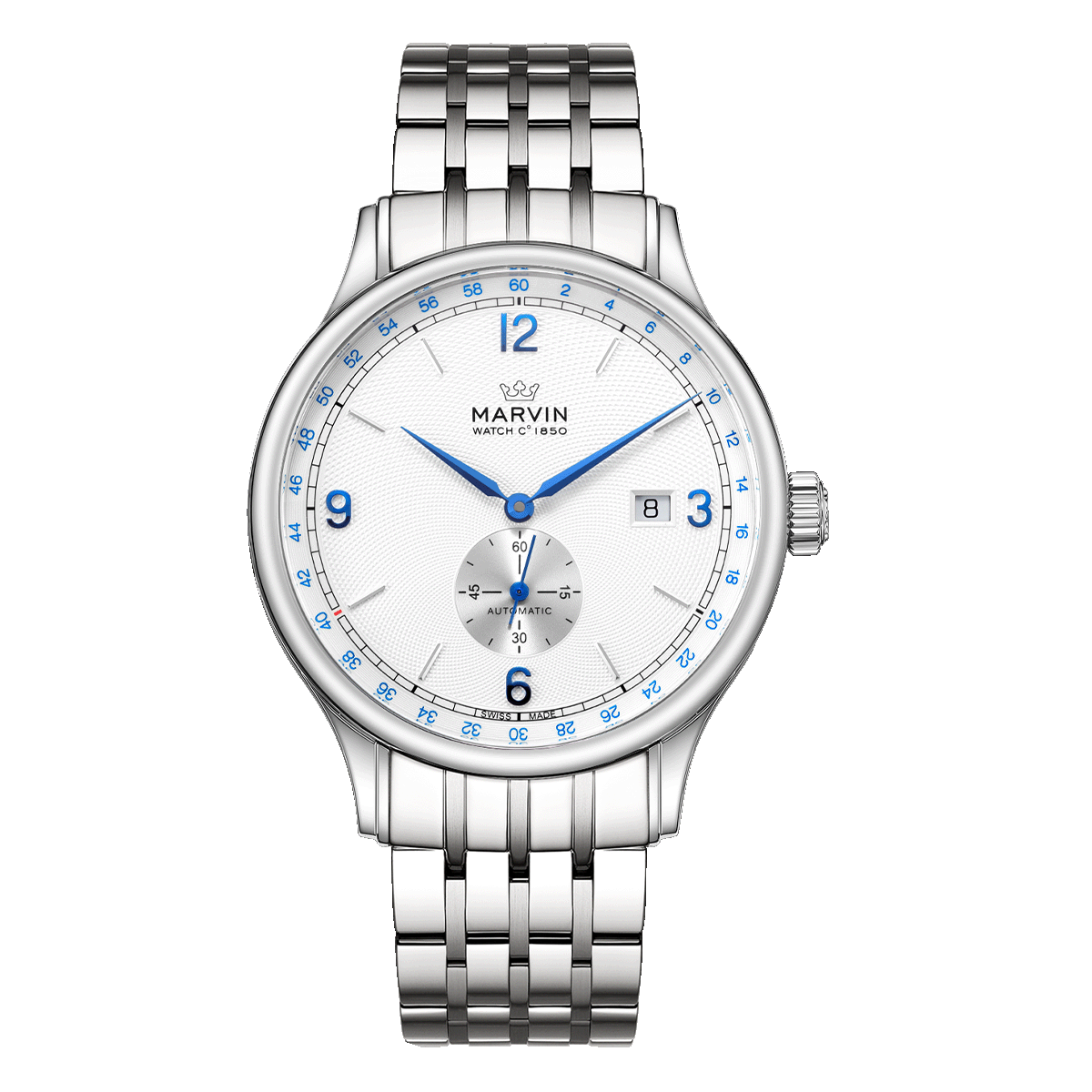 Marvin Other 41mm White Guilloché Dial Men's Watch M135.13.24.11
