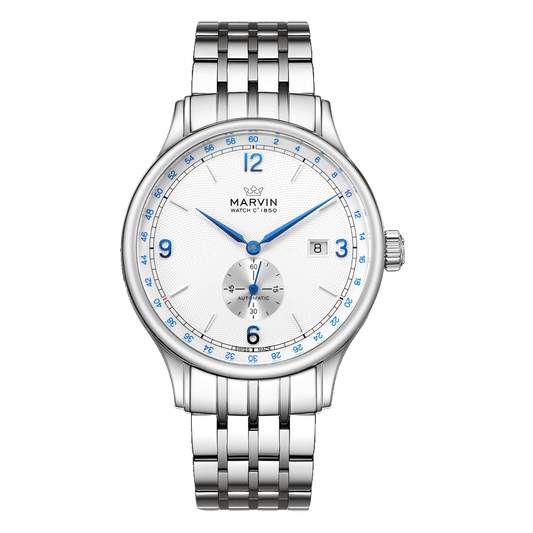 Marvin Other 41mm White Guilloché Dial Men's Watch M135.13.24.11