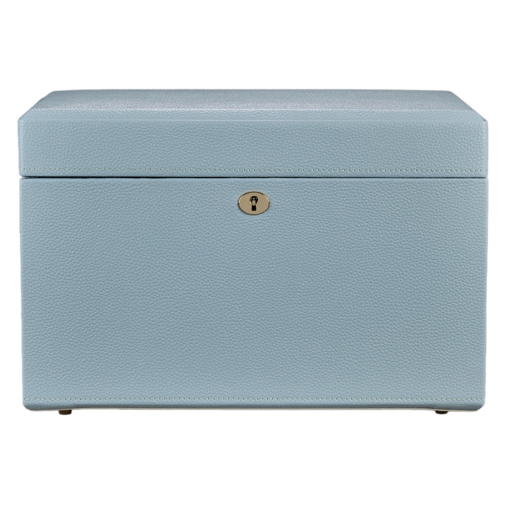 WOLF Heritage London Medium Jewelry Box Ice Blue 315117