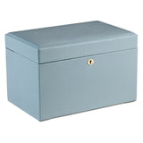 WOLF Heritage London Medium Jewelry Box Ice Blue 315117