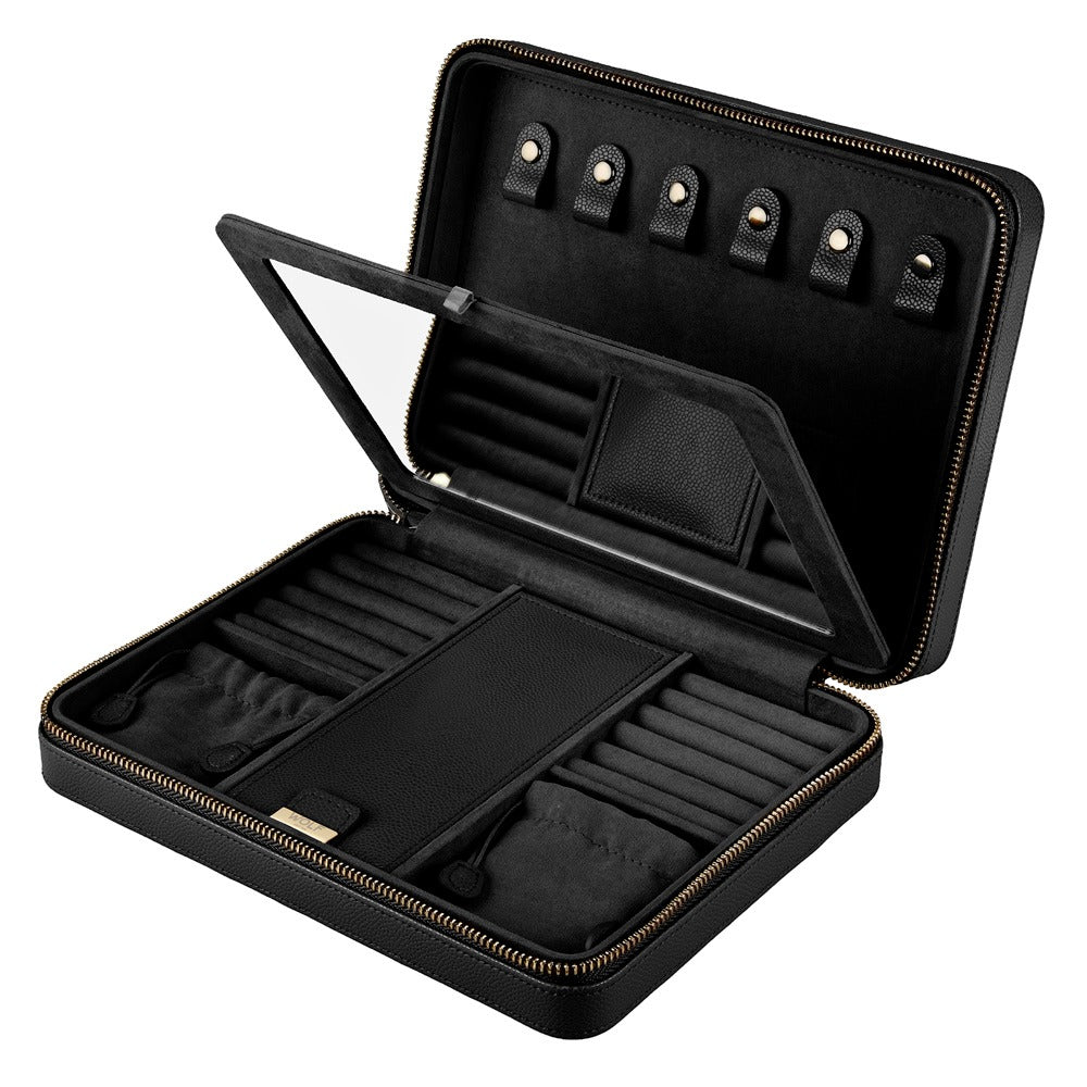 WOLF Lauren Large Zip Case Black 347502