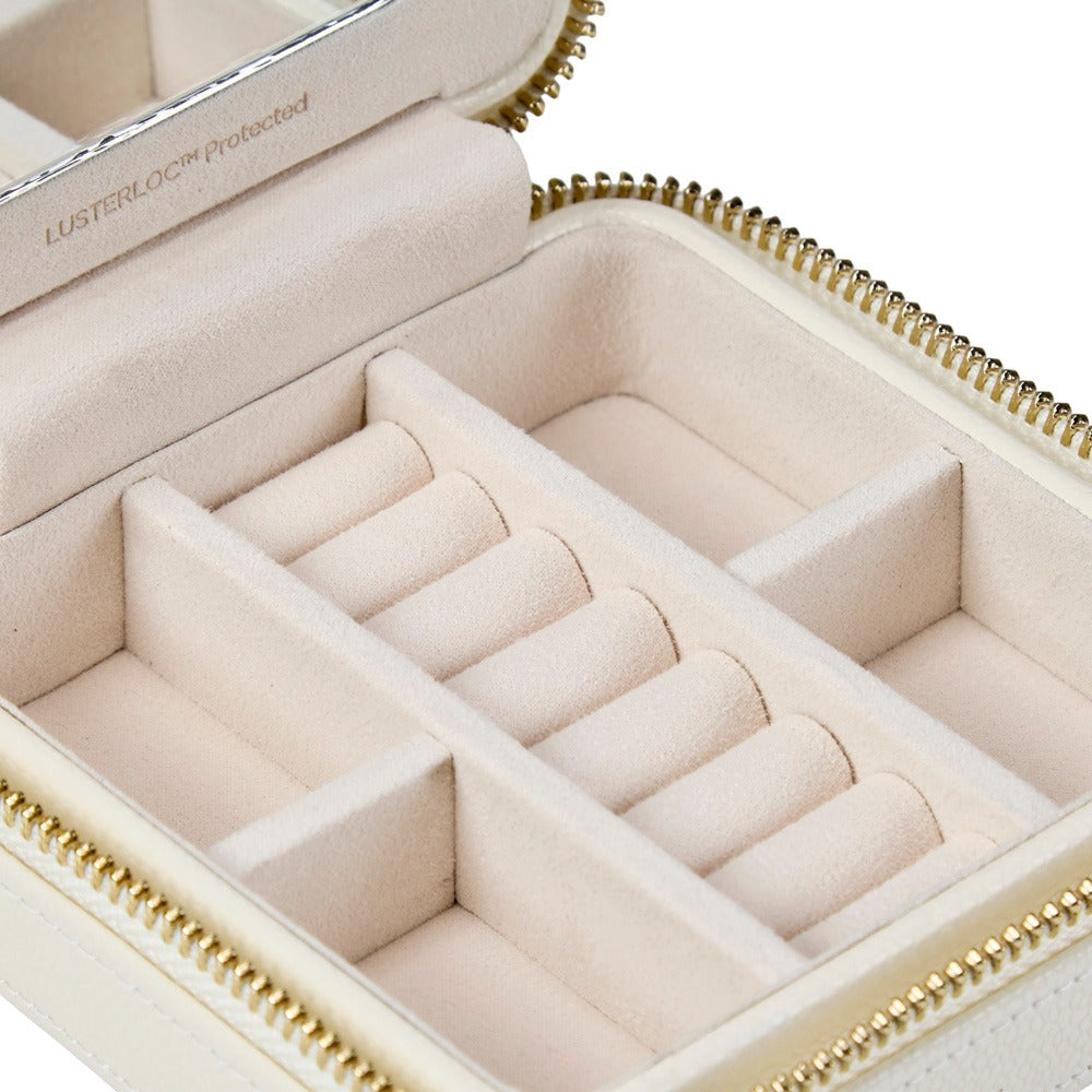 WOLF Lauren Zip Travel Case Ivory 347852