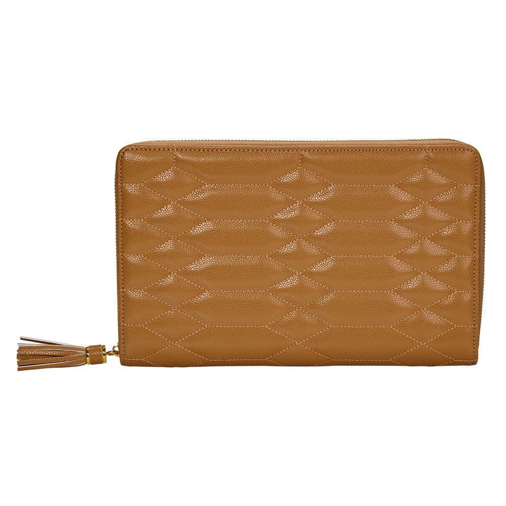 WOLF Lauren Large Portfolio Caramel 349207