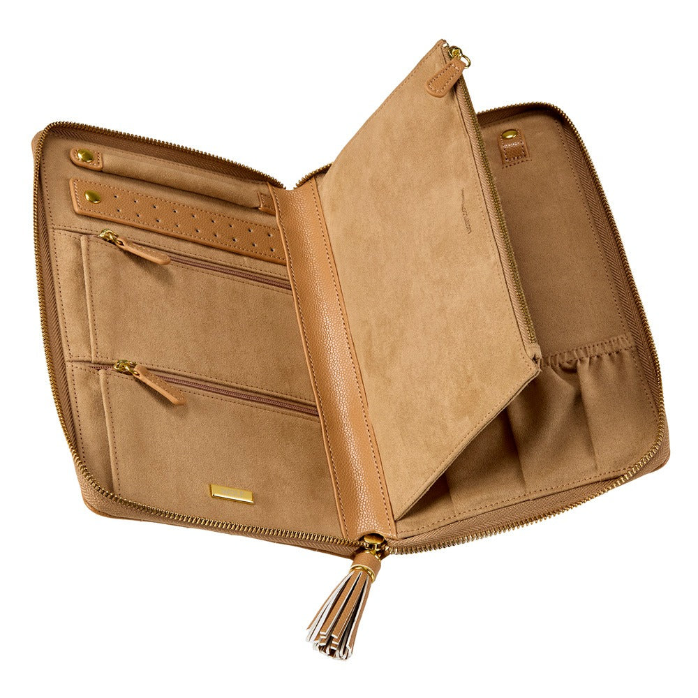 WOLF Lauren Large Portfolio Caramel 349207