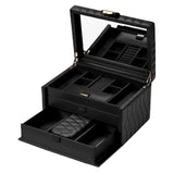 WOLF Lauren Medium Jewelry Box Black 349702